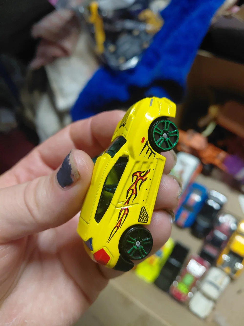 Hot Wheels bright yellow